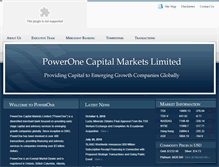 Tablet Screenshot of poweronecapital.com